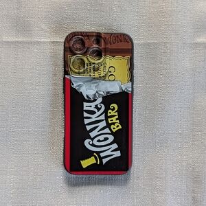 Wonka Bar Golden Ticket iPhone 15 Pro Max Or iPhone 16 ProMax Silicone Case NEW!